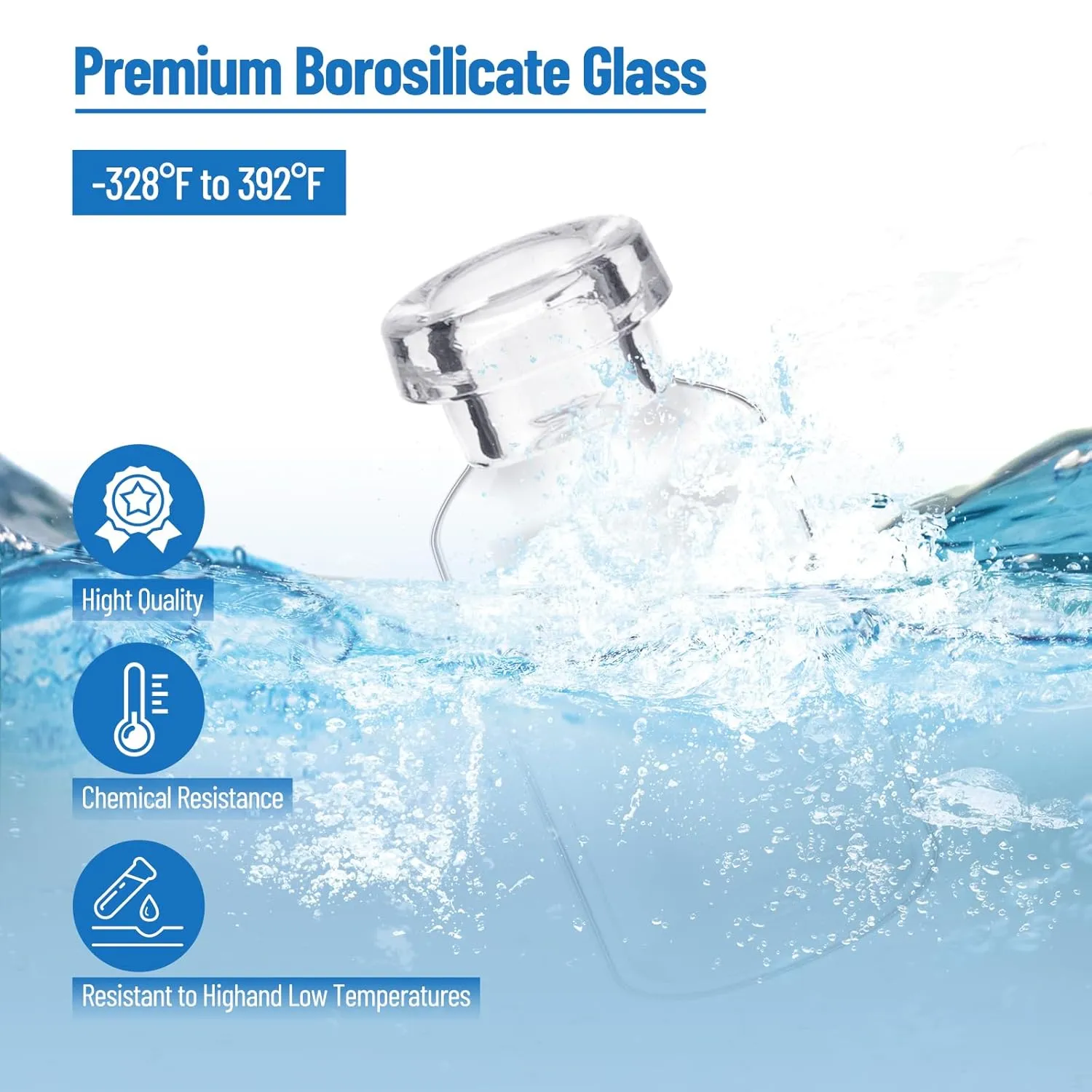 100 Pack 2ml Glass Vials, Clear Glass Headspace Vials with Plastic-Aluminum Flip Off Caps and Rubber Stoppers, 15mm Transparent Flat Bottom Lab Vial
