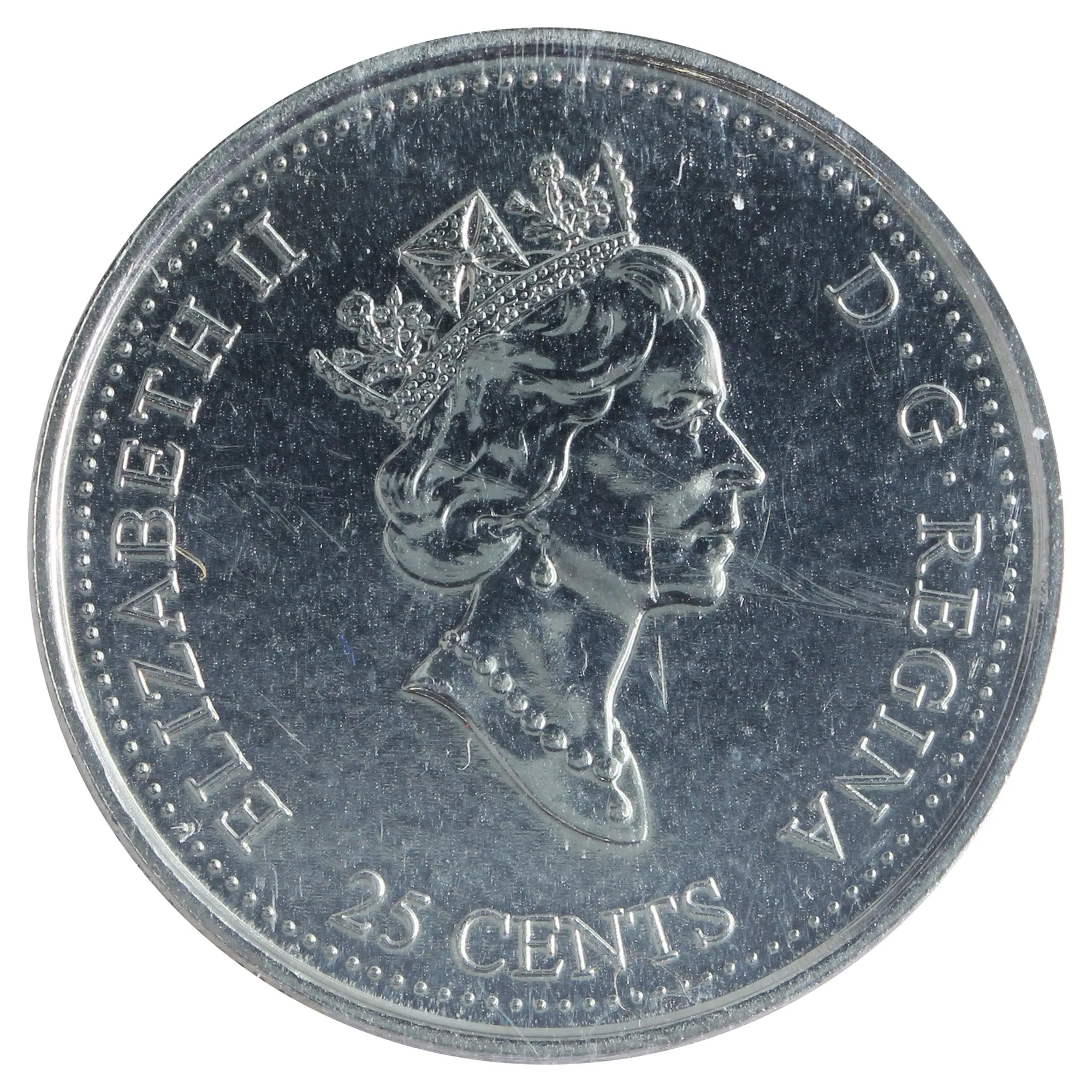 2000 Millennium Mule Canada 25-cents ICCS Certified MS-60