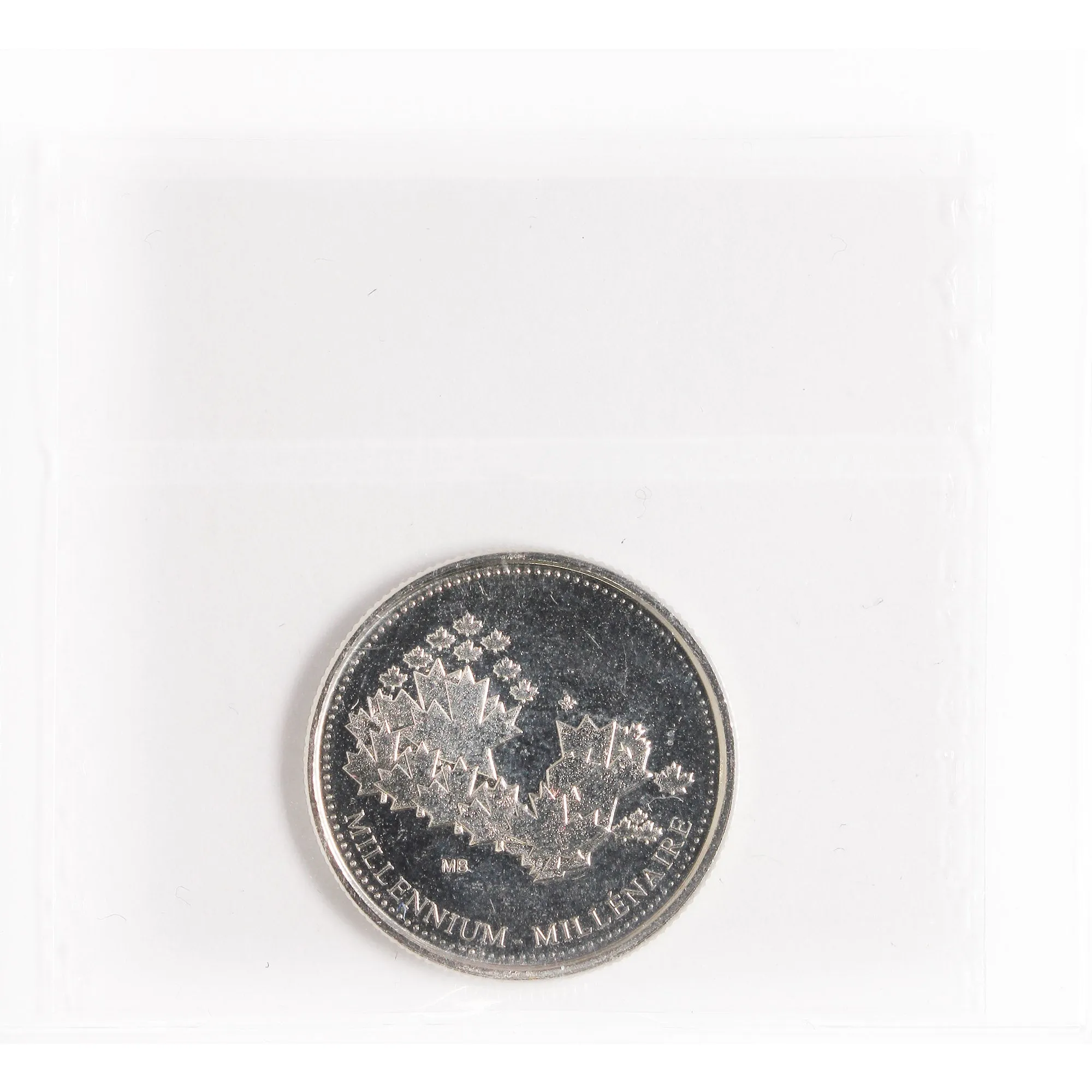 2000 Millennium Mule Canada 25-cents ICCS Certified MS-60