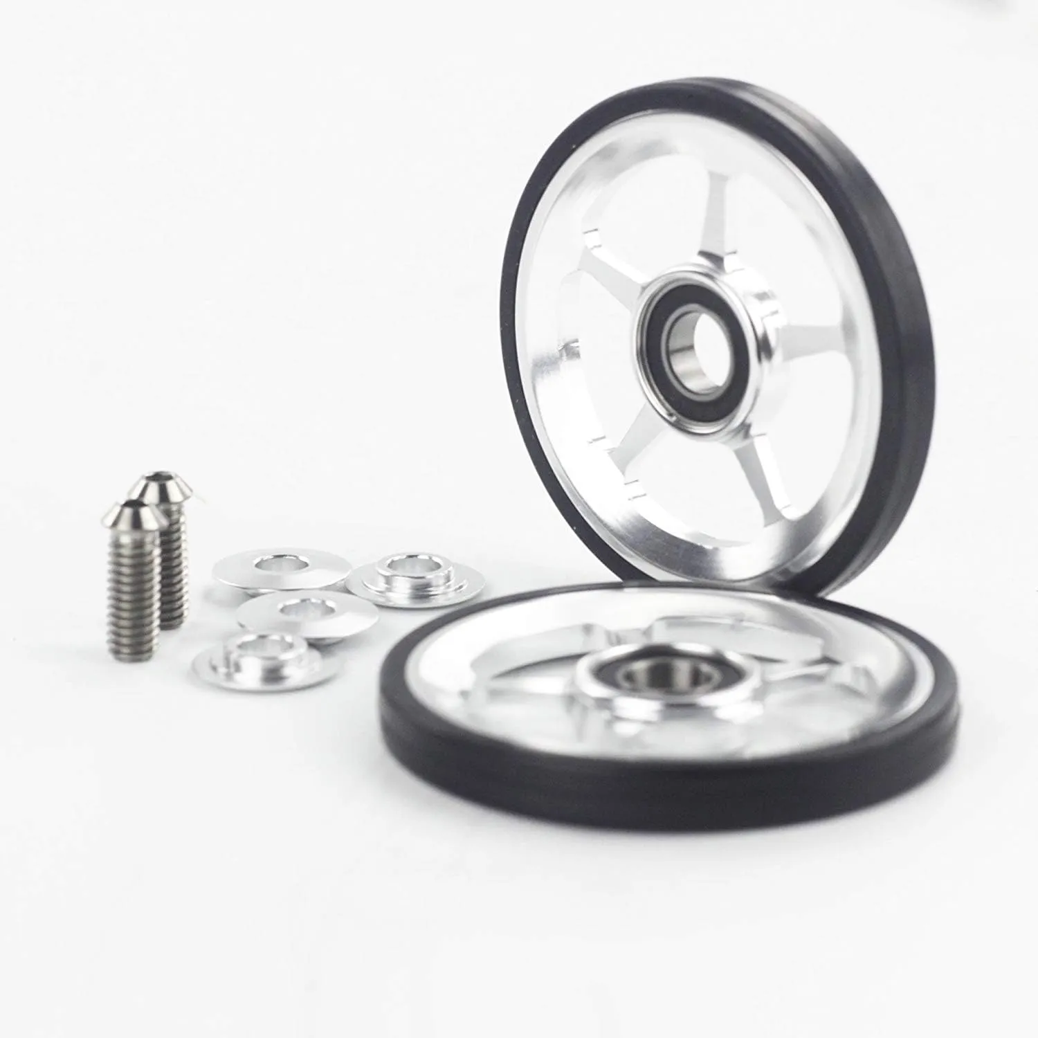 3SIXTY 2pcs Easywheel & Ti Bolts for Brompton Folding Bike Dino Kiddo