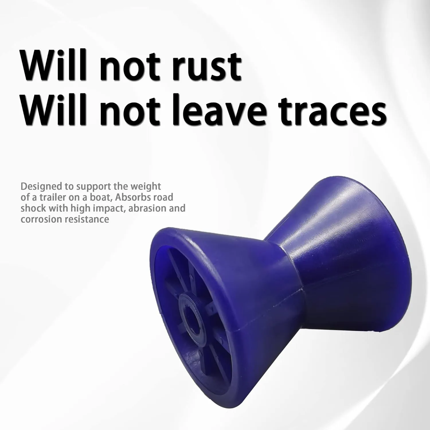 4" Boat Trailer Bow Roller Bow Roller fits 1/2" Shaft