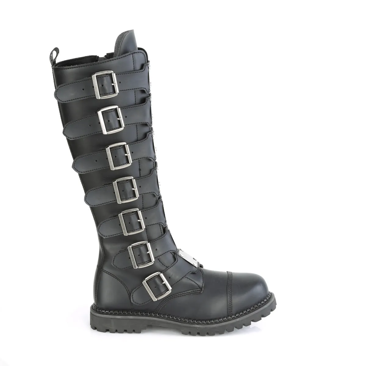 7 Buckles RIOT-21MP Black Pu