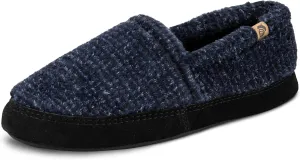 Acorn Men's Slippers with Memory Foam Insole Suede Sidewall and Rubber Outsole