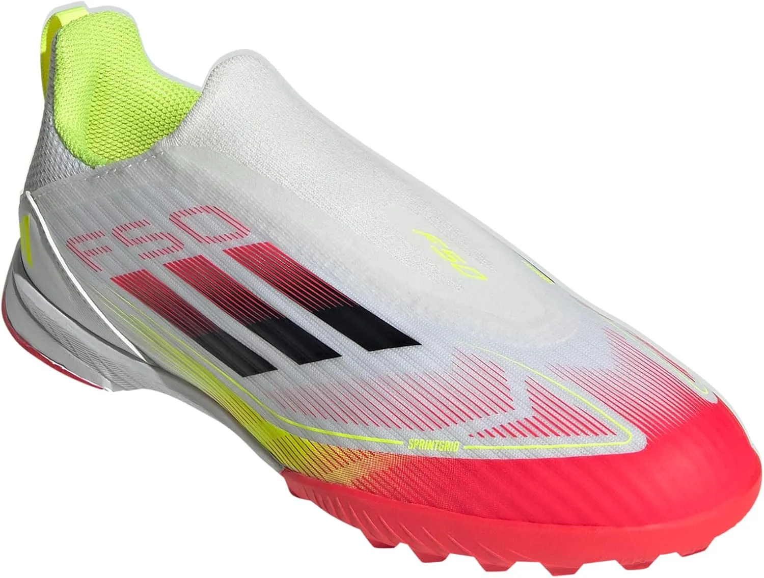 adidas Unisex-Child F50 League Laceless Turf Sneaker