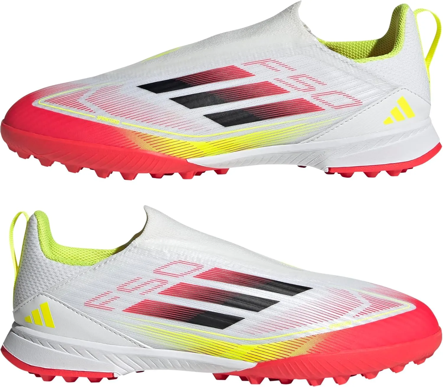 adidas Unisex-Child F50 League Laceless Turf Sneaker