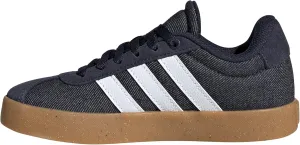 adidas VL Court 3.0 Sneaker, Ink/White/Gum, 4 US Unisex Big Kid