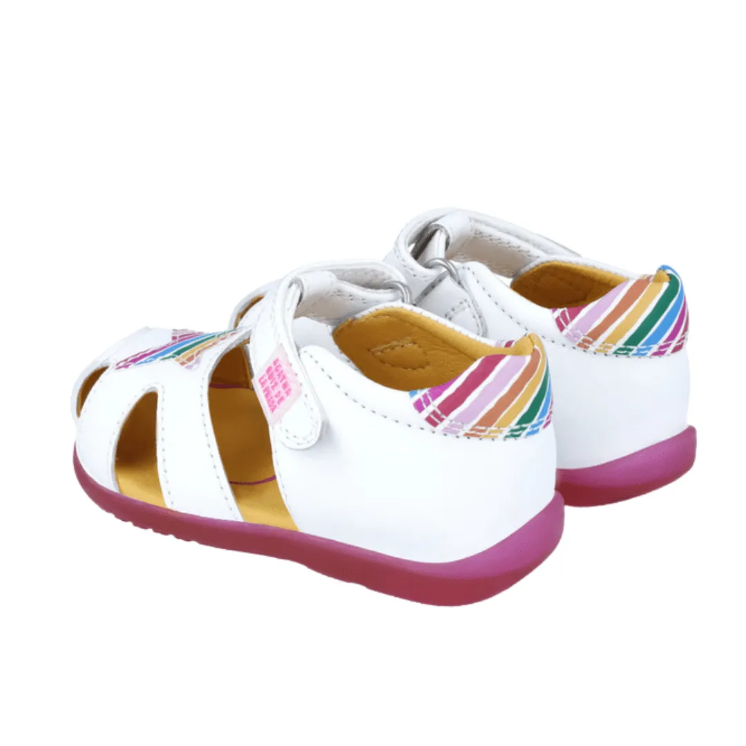 Agatha Ruiz de la Prada Twin girls sandals - White/Multi