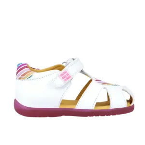 Agatha Ruiz de la Prada Twin girls sandals - White/Multi