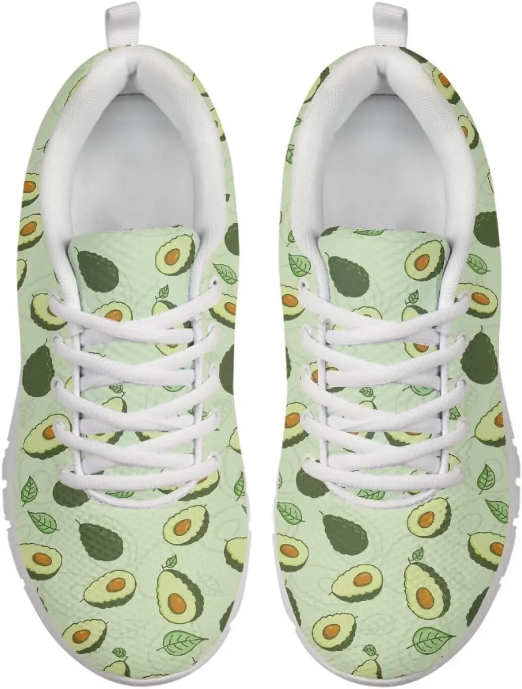AmzPrint Women Mens Fashion Sneaker White Sole Cute Tennis Shoes for Women Black Casual Running Walking Shoes Size 6