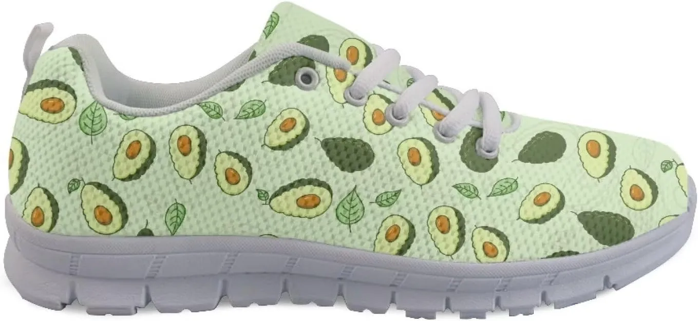 AmzPrint Women Mens Fashion Sneaker White Sole Cute Tennis Shoes for Women Black Casual Running Walking Shoes Size 6