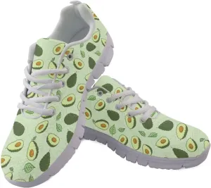 AmzPrint Women Mens Fashion Sneaker White Sole Cute Tennis Shoes for Women Black Casual Running Walking Shoes Size 6