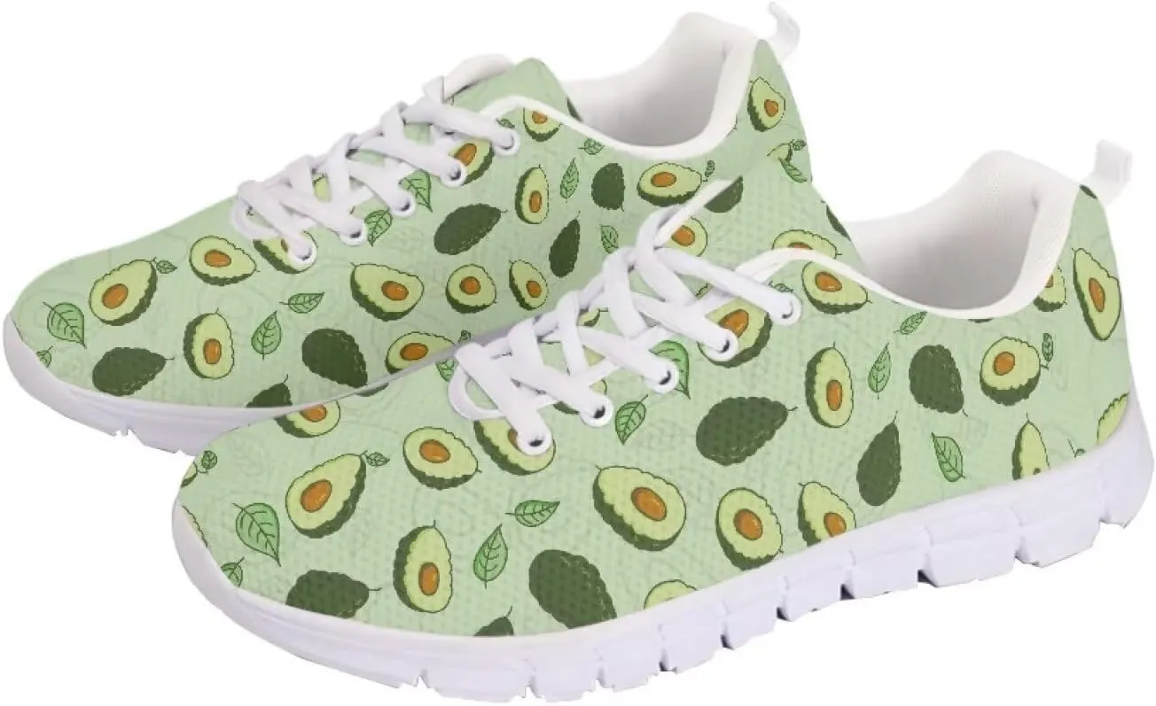 AmzPrint Women Mens Fashion Sneaker White Sole Cute Tennis Shoes for Women Black Casual Running Walking Shoes Size 6