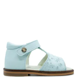 Andanines Sky Blue Flower Baby Sandal