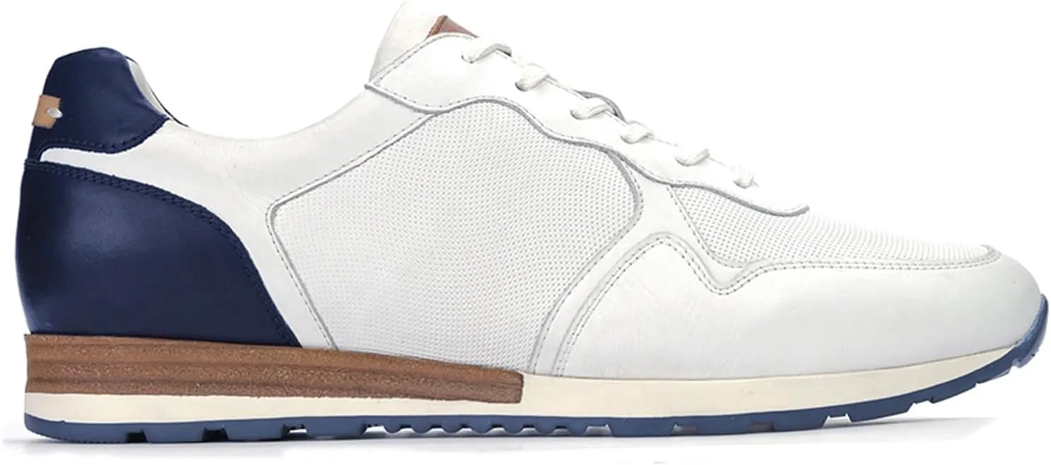 Anthony Veer West Leather Sneakers for Men | Retro-Raised Driving Sole for Equal Comfort & Style | Durable Rubber Outsole & Removable Leather Cushioned Footbed