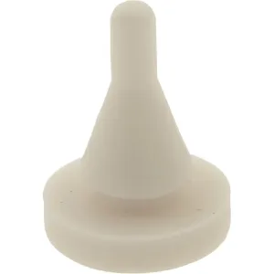 Anti Rattle Button and Foot Flat Cream TPR 13x2.9mm
