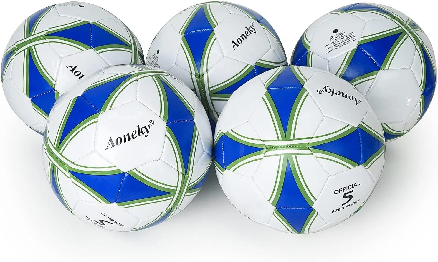 Aoneky Soccer Ball with Pump