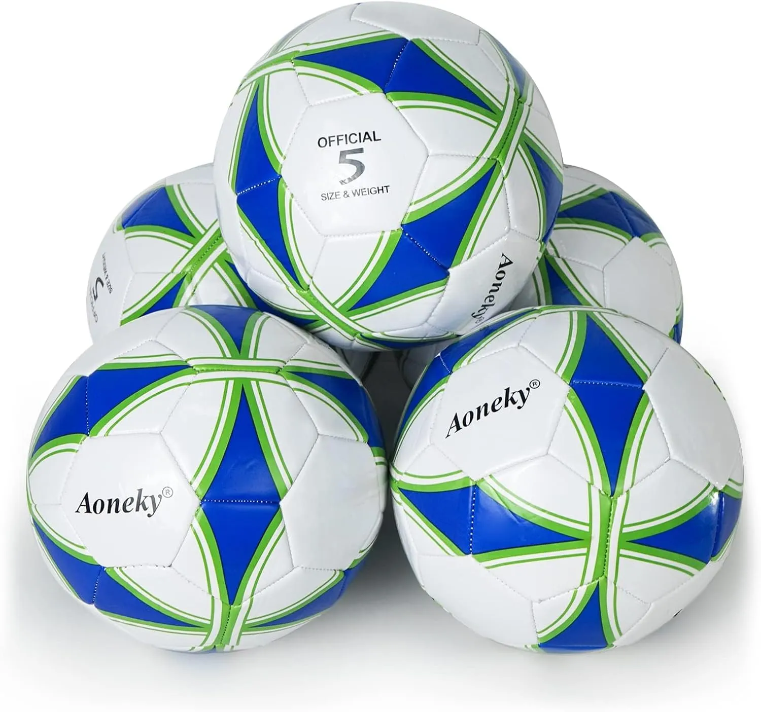Aoneky Soccer Ball with Pump