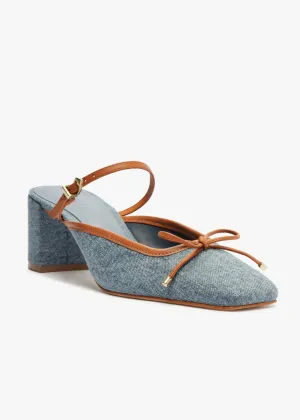 ARISSA HEEL | DENIM