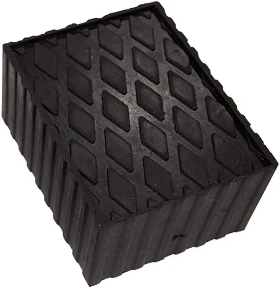 Auto Lift/Rolling Jack Rubber Block Pad Adapter Set of (2)- 4 3/4"X6 5/16X3"