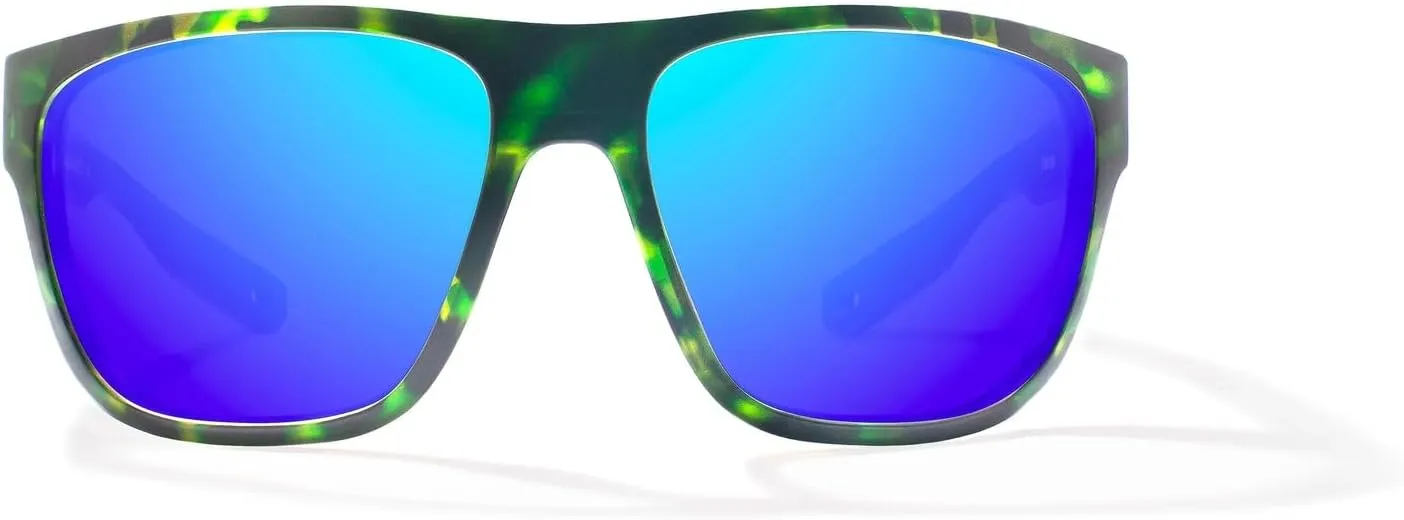 Bajio Las Rocas Polarized Sunglasses – XL Full-Wrap Frame for Maximum Coverage – Ergo Rubber Nose & Temples, Side Ventilation