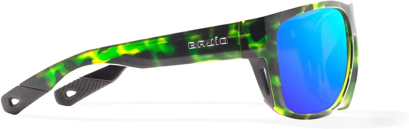 Bajio Las Rocas Polarized Sunglasses – XL Full-Wrap Frame for Maximum Coverage – Ergo Rubber Nose & Temples, Side Ventilation