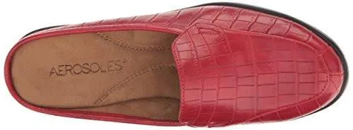 Best Wishes Mule Red Croco 7 W Us