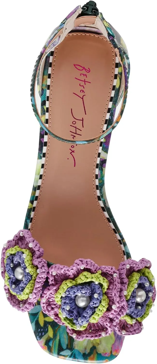 Betsey Johnson Women's Brandee Heeled Sandal