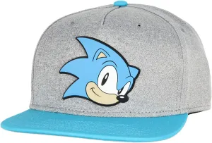 Bioworld Sonic The Hedgehog Face Snapback Youth Hat Gray