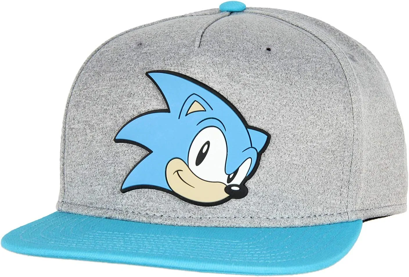 Bioworld Sonic The Hedgehog Face Snapback Youth Hat Gray
