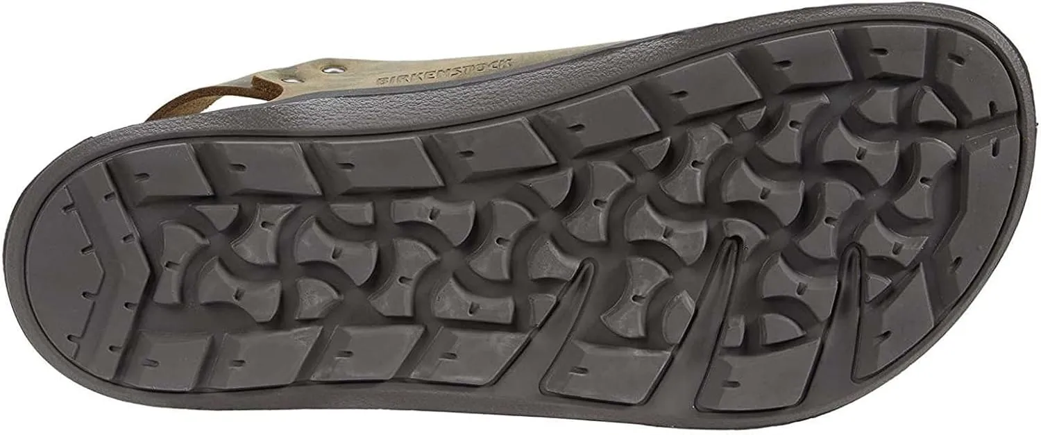 Birkenstock Men's Slingback Milano Ct Khaki Oil LTR R