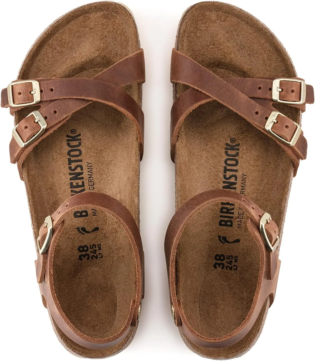 Birkenstock Women's Ankle Strap Granada SFB Black Oil LTR