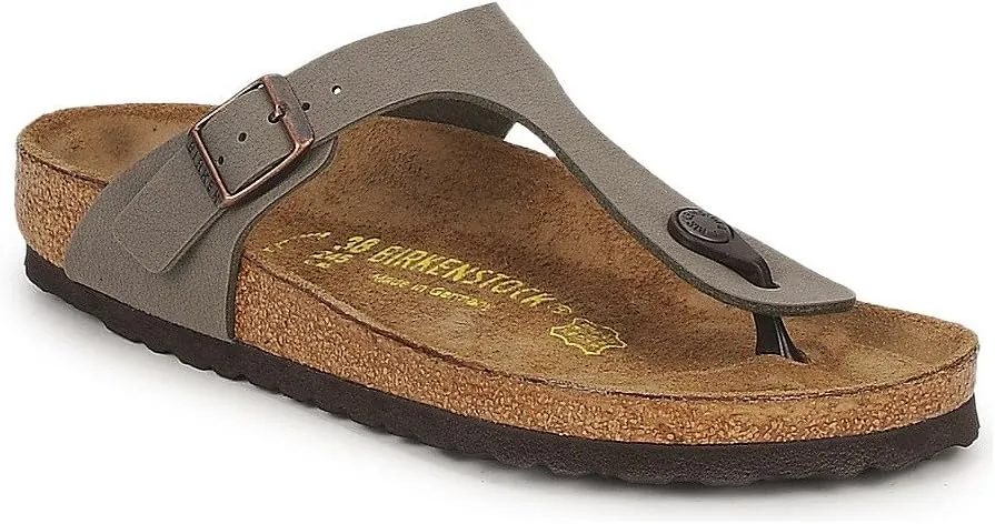 Birkenstock Women's GIzeh Thong Sandal, Stone, 41 M EU/10-10.5 B(M) US