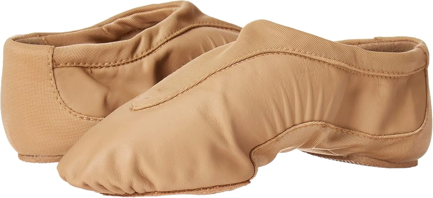 Bloch Dance Women's Pulse Leather and Neoprene Split Sole Jazz Shoe
