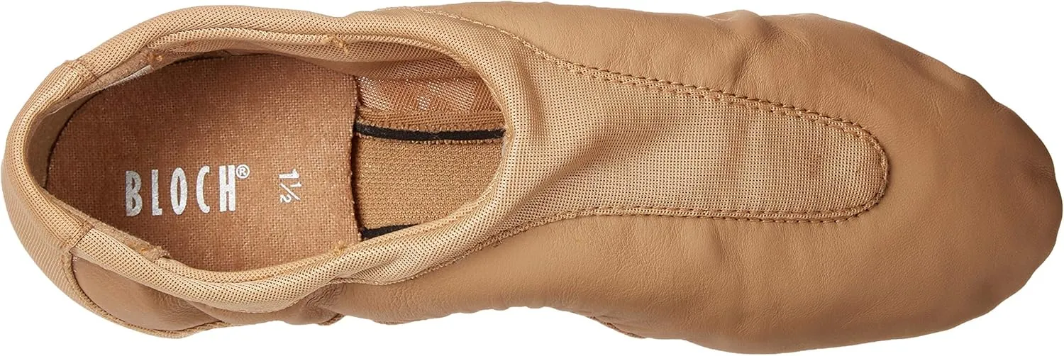 Bloch Dance Women's Pulse Leather and Neoprene Split Sole Jazz Shoe