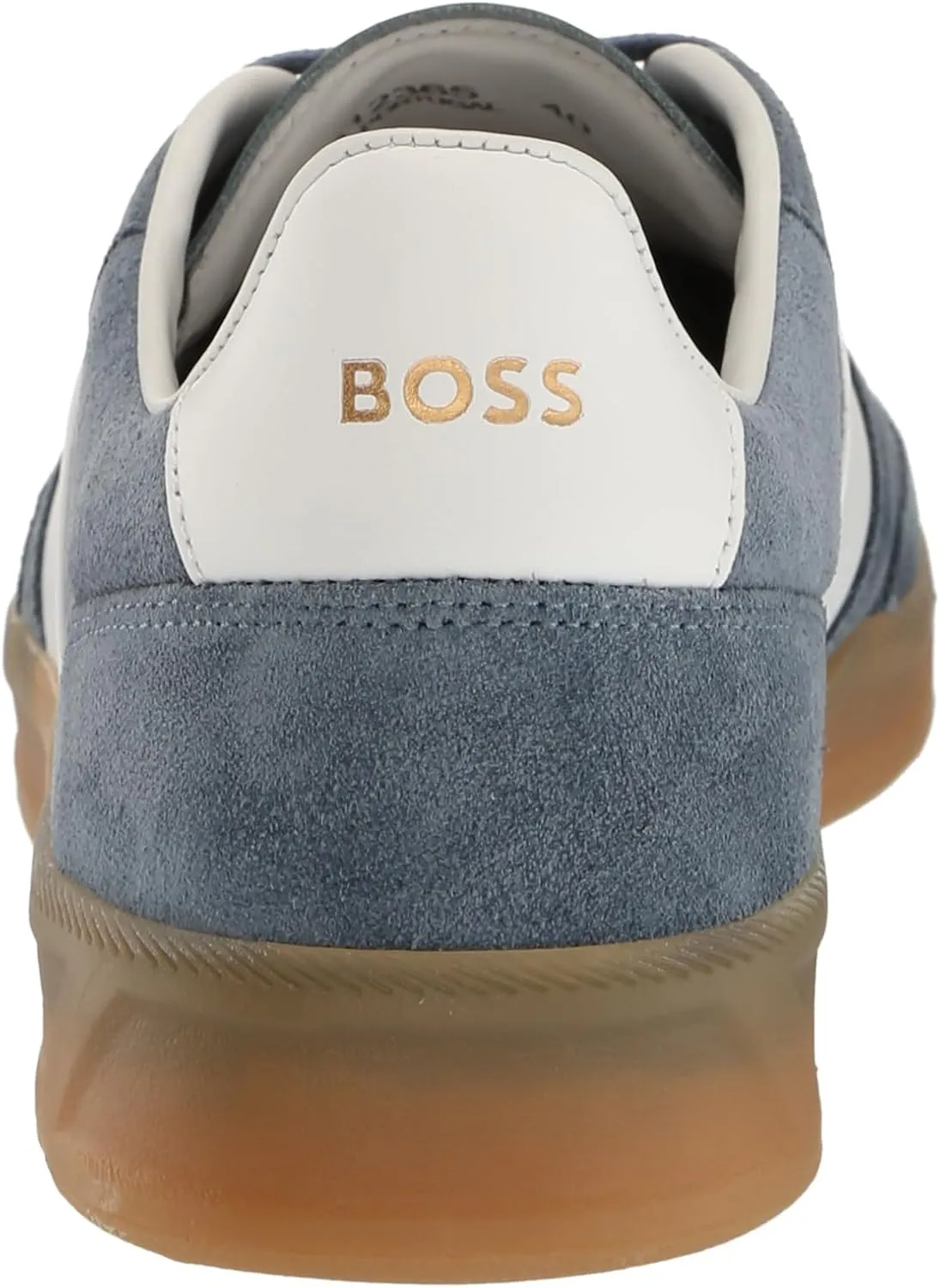 BOSS Men's Suede Leather Block Low Profile Sneaker