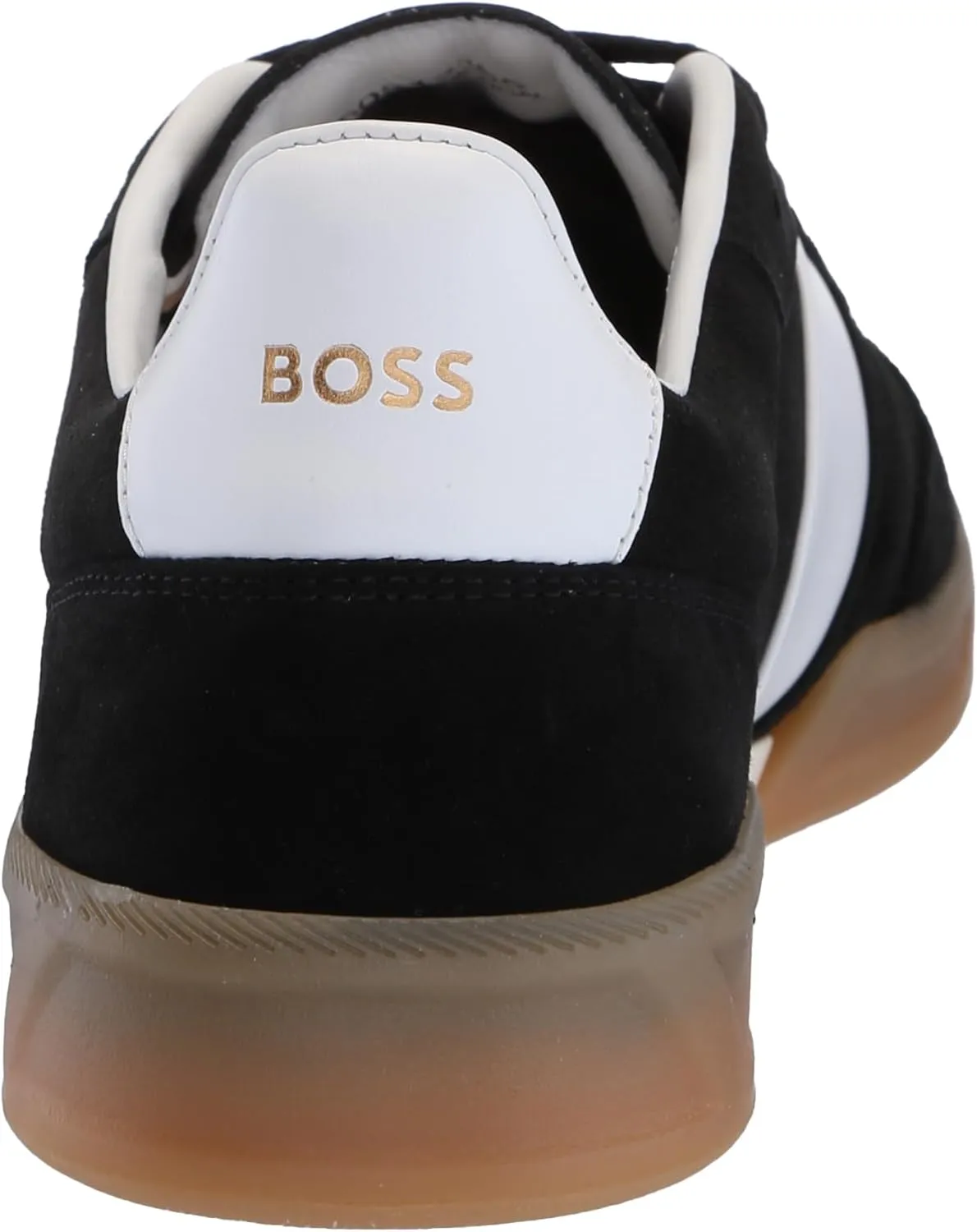 BOSS Men's Suede Leather Block Low Profile Sneaker