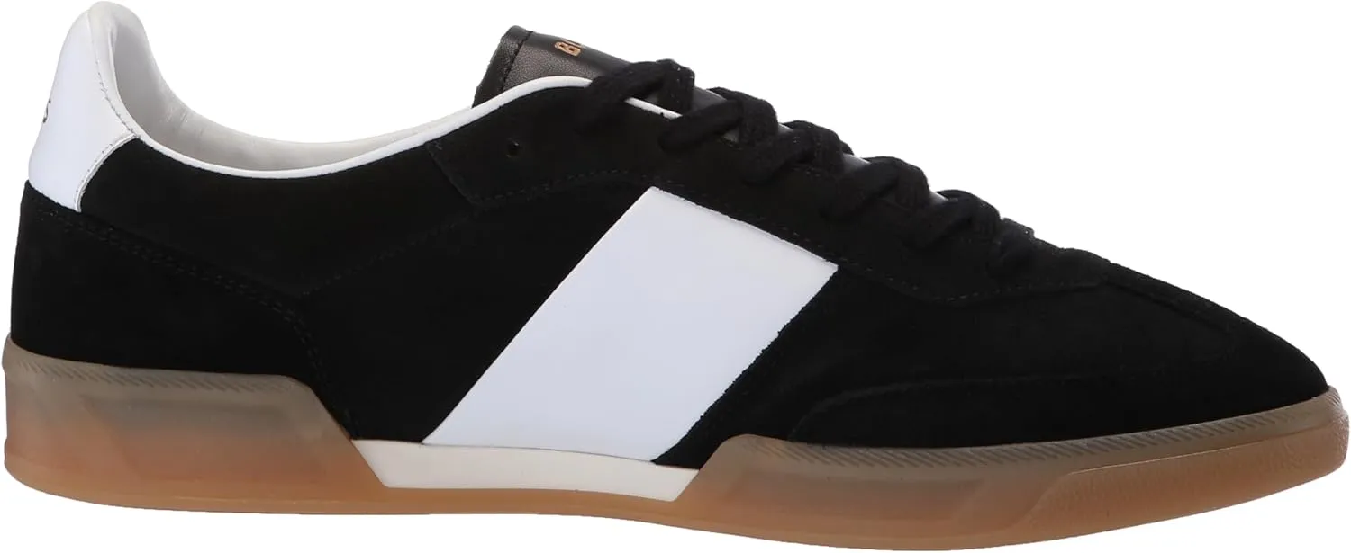 BOSS Men's Suede Leather Block Low Profile Sneaker