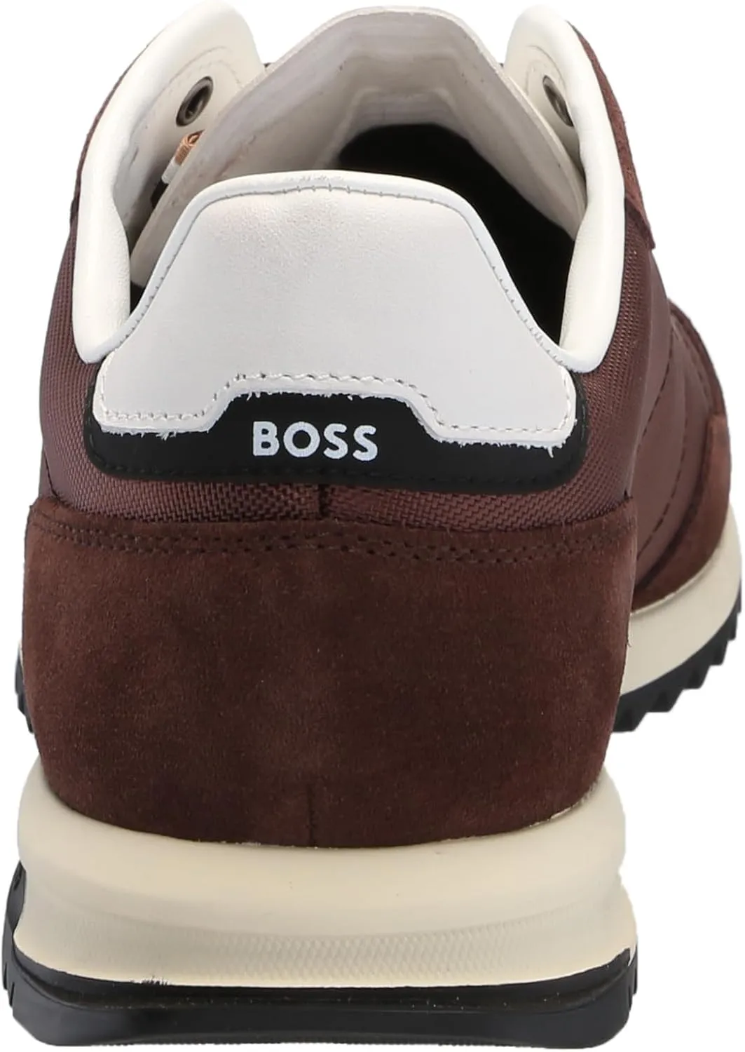 BOSS Men's Zayn Low Profile Suede Leather Two Tone Sneaker