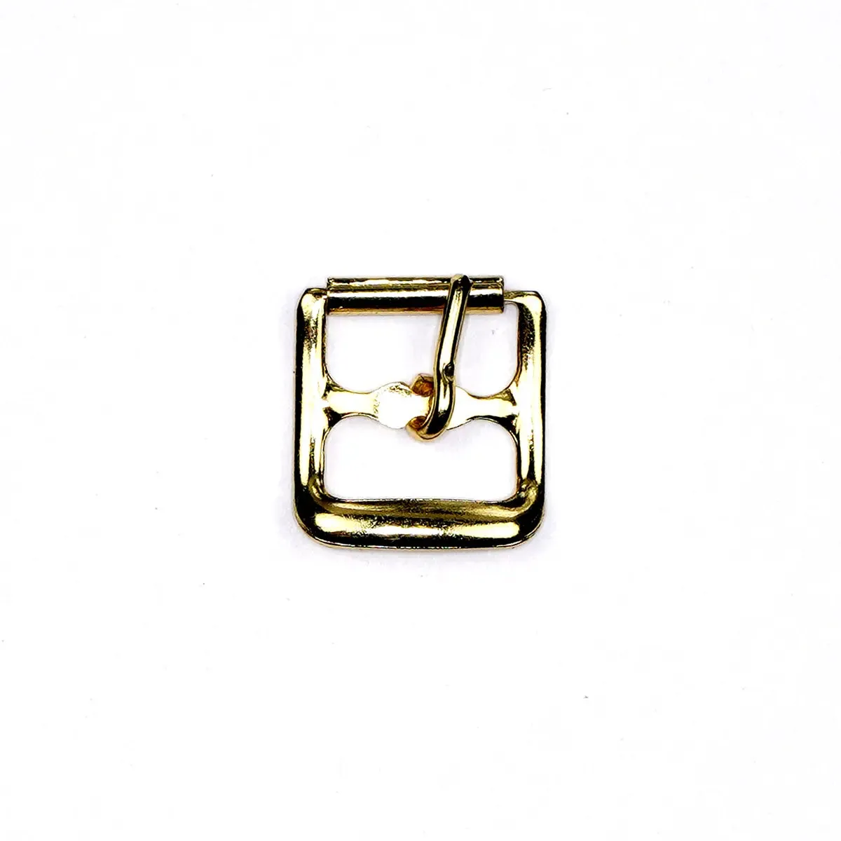Brass Sandal Center Buckle 1/2 Inch