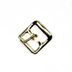 Brass Sandal Center Buckle 1/2 Inch