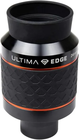 Celestron 93453 Ultima Edge 24mm Parfocal Ultra Flat Field Eyepiece Designed for 1.25" Focusers - Incredibly Crisp Views, Fully Multi-Coated Lens, Moulded Rubber Grip, Black