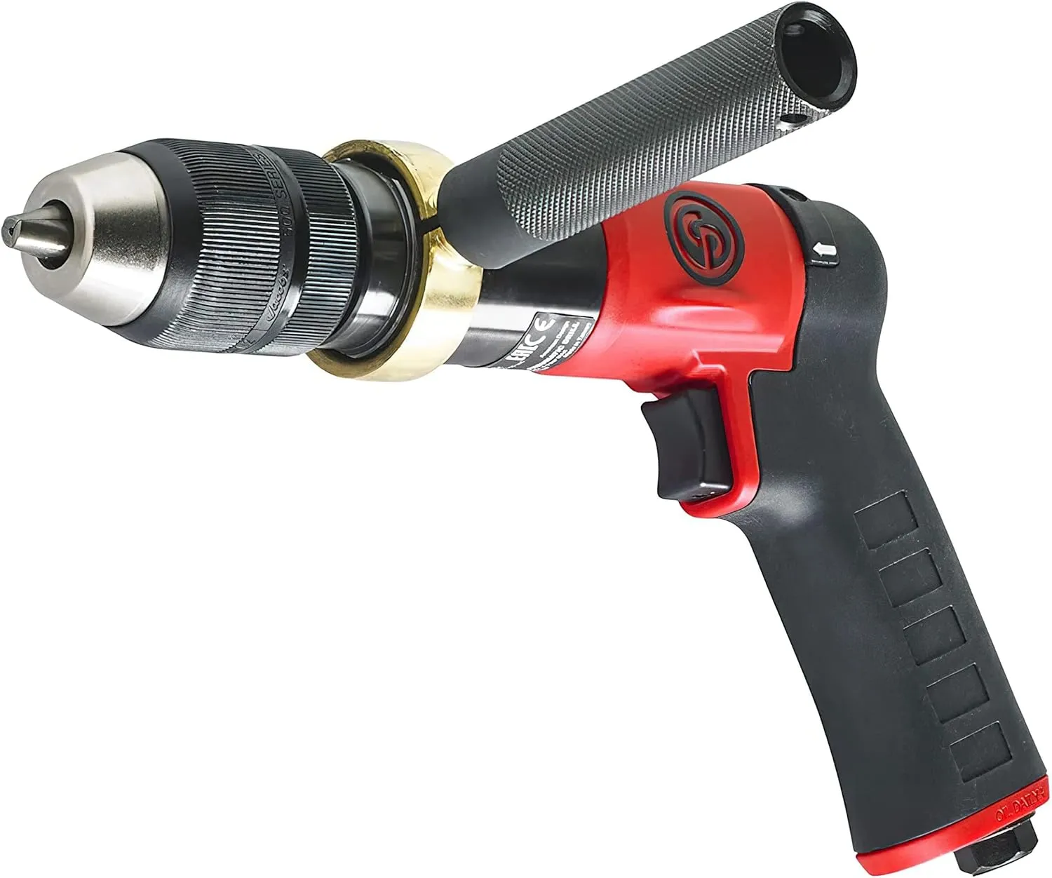Chicago Pneumatic CP9288C - Air Power Drill, 1/2 Inch (13 mm), Keyless Chuck, Pistol Handle, 0.48 HP / 360 W, Stall Torque 16.2 ft. lbf / 22 NM, 600 RPM, Hand Drill, Power Tools & Home Improvement