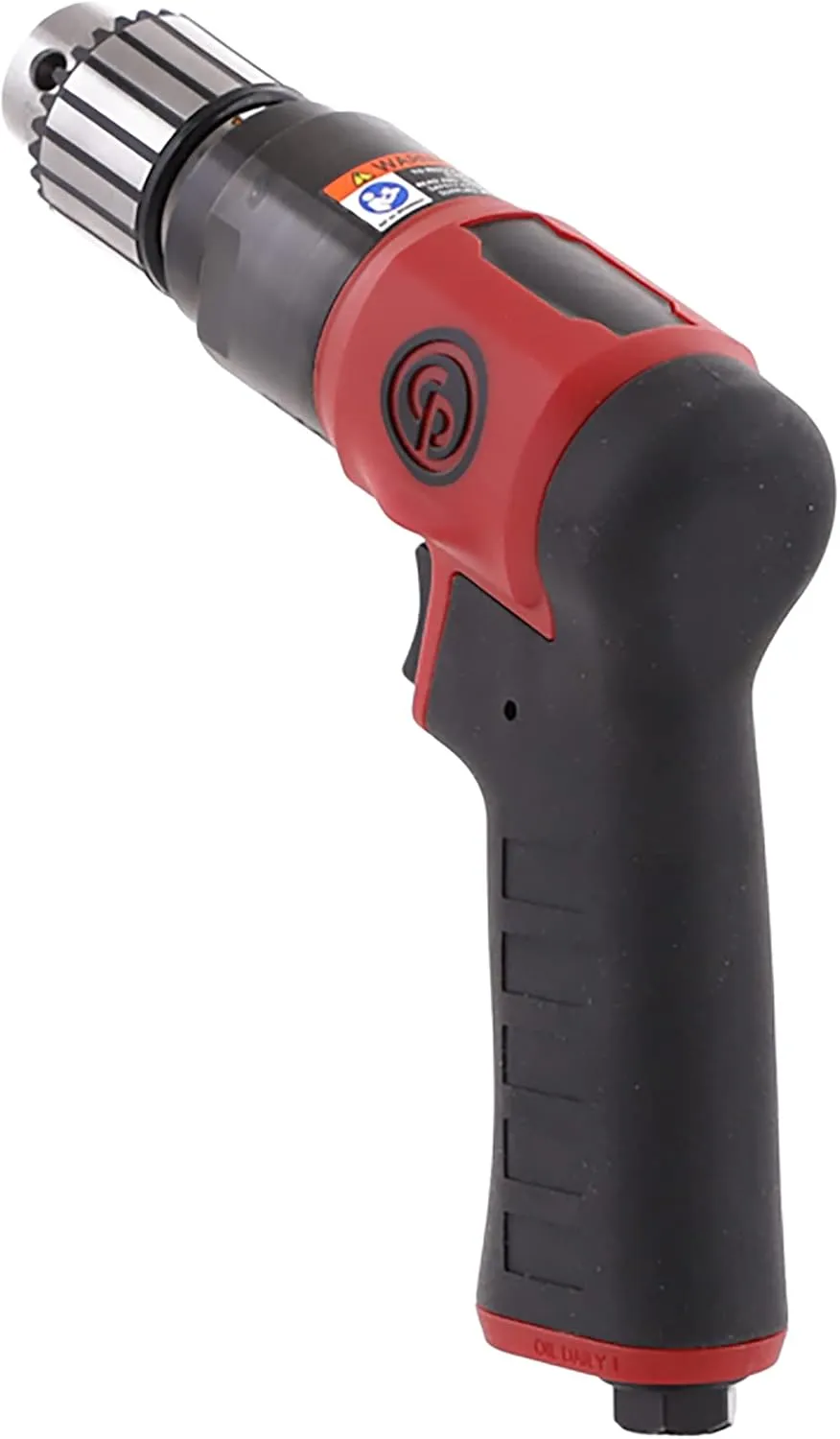 Chicago Pneumatic CP9790C - Air Power Drill, 3/8 Inch (10 mm), Keyed Chuck, Pistol Handle, 0.48 HP / 360 W, Stall Torque 4.1 ft. lbf / 5.5 NM, 2100 RPM, Hand Drill, Power Tools & Home Improvement