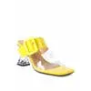 CITY GIRL PRINTED MID HEEL SLIDE SANDALS