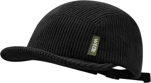 Clakllie Corduroy 5 Panel Hat Short Brim Baseball Cap Urban Street Flat Bill Hats Cooling Trucker Hats Snapback Fitted Cap