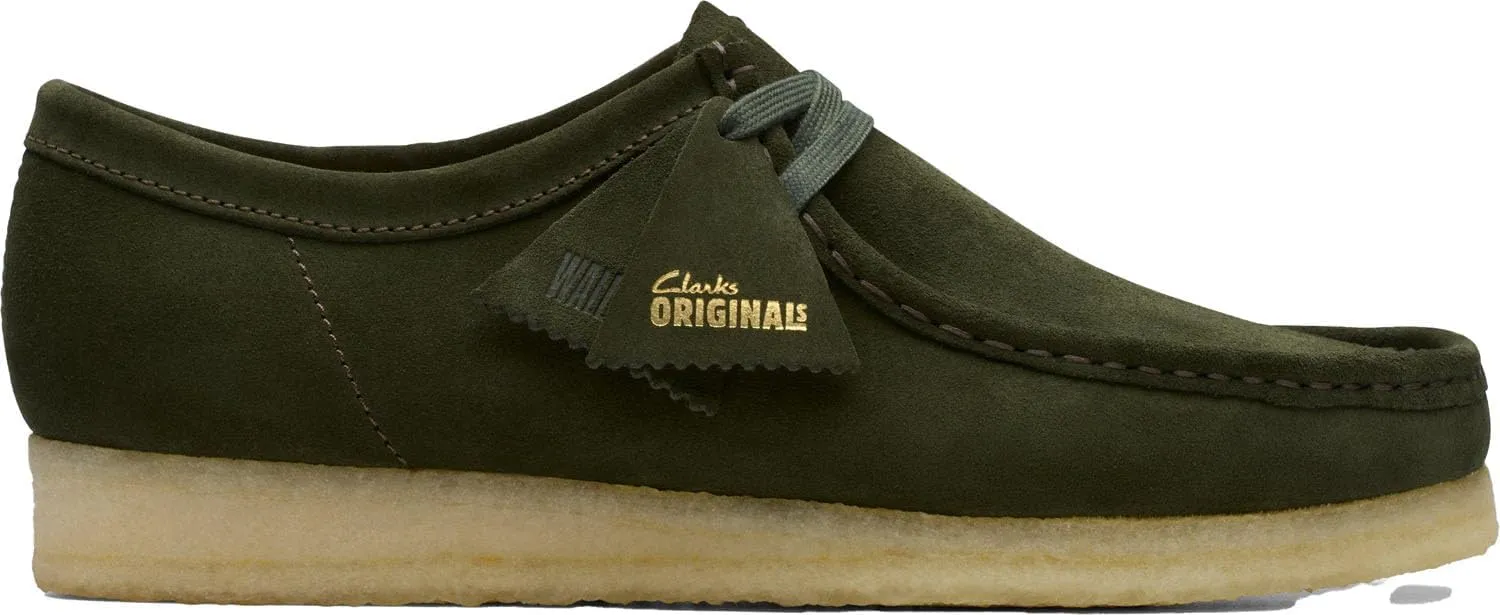 Clarks - Mens Wallabee Shoe, Color Forest Gre, Size: 11 M US