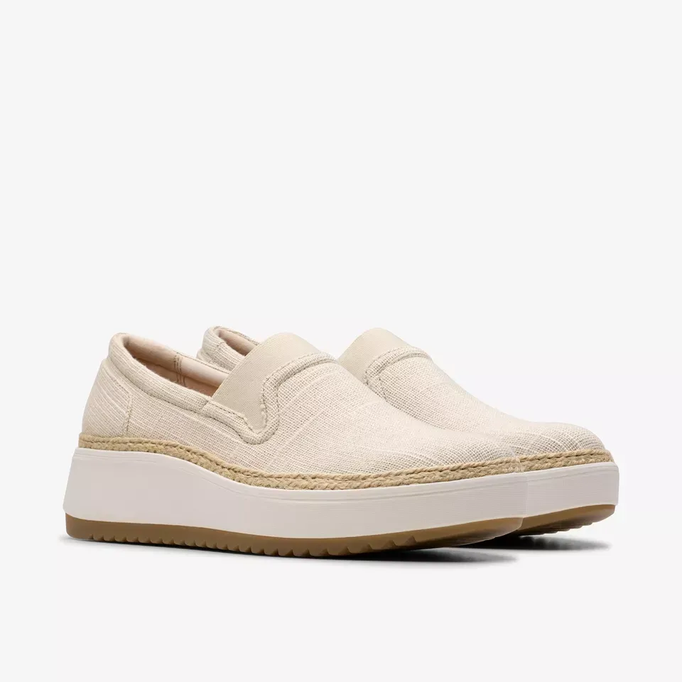 Clarks Women's Zylah Sky Natural Interest 26182083
