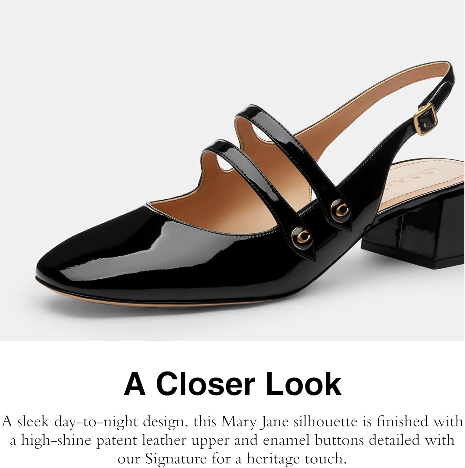 Coach Women's Winley Slingback Mary Jane Flat