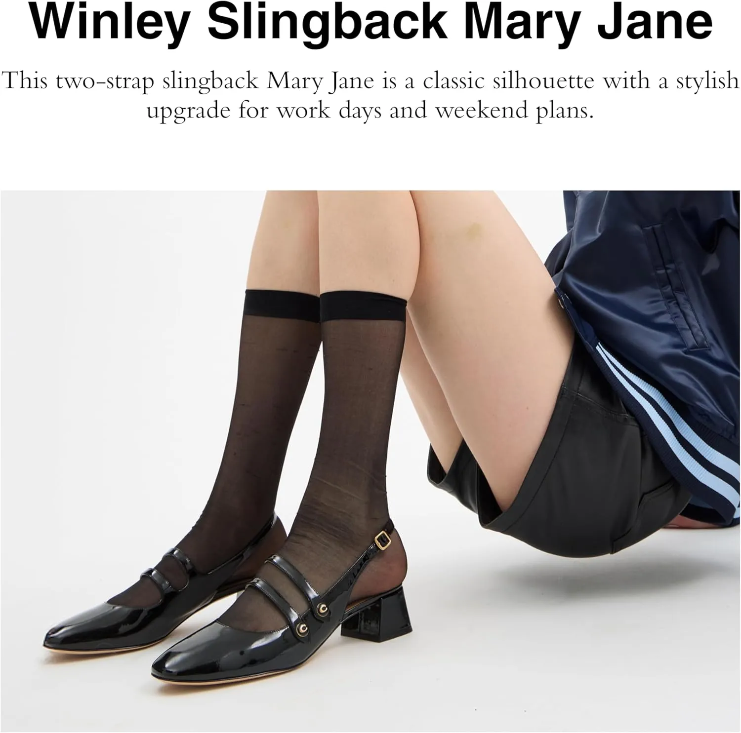Coach Women's Winley Slingback Mary Jane Flat