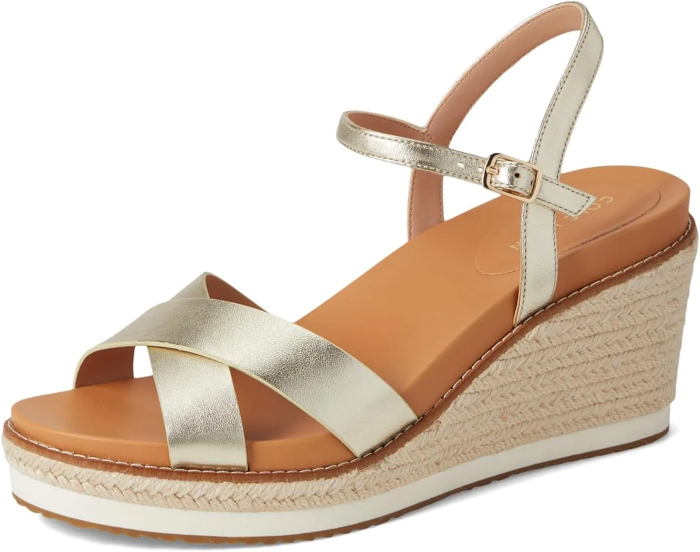Cole Haan Women's Cloudfeel Silvee Espadrille Wedges Sandal